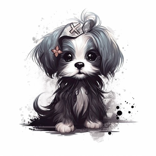 Adesivo auto maltese - , cani
