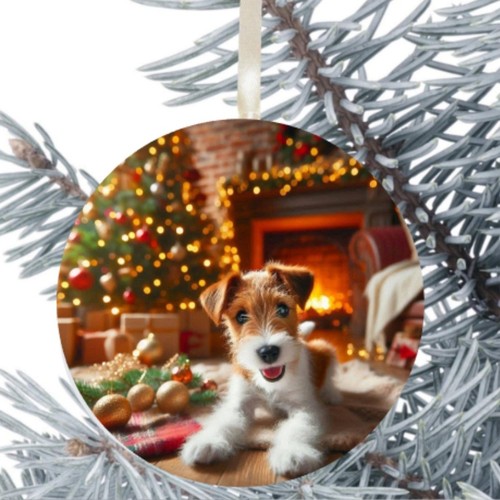 Fox terrier decorazione - decorazione, regalo