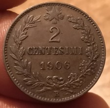 Moneta centesimi 1906 - 2,