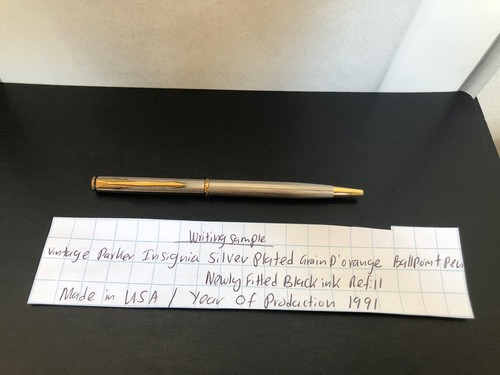 Parker insignia silver plated - parker,