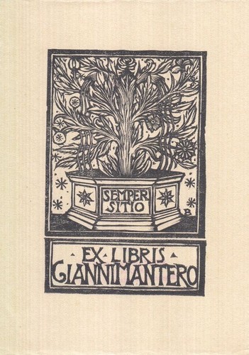 Exlibris bookplate hochdruck - bookplate,