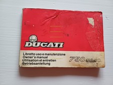 Ducati 750 Paso manuale uso