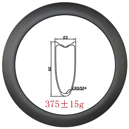 Cerchio tubolare carbonio - ,