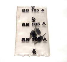 4x diodo di capacità / diodo di sintonia Siemens BB105 A / BB 105 A, UHF Varicap, NOS