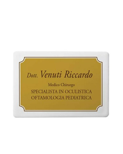 Targa mattonella ceramica