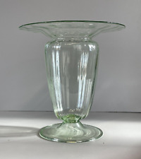 VASO COPPA VETRO Murano COSTOLATO Vittorio Zecchin MVM Cappellin 25cm/h ANNI '20