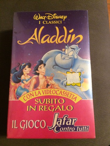 Vhs disney aladdin - disney, jafar