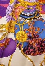 Foulard Celine multicolore in seta 87x87