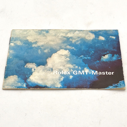 Rolex gmt master booklet - master,