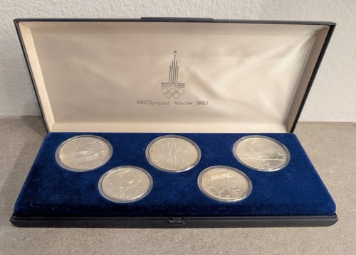 Monete olimpiadi mosca - olimpiadi, 1980