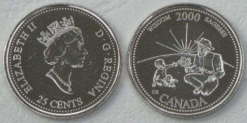 Canada cents moneta - 25,