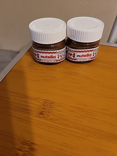 Nutella mini glass jar - nutella,