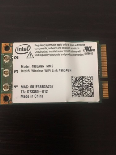 Scheda wireless wifi - scheda, intel