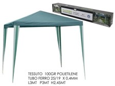 Gazebo 3x3 m in acciaio con