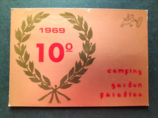 CAMPING GARDEN PARADISO CAVALLINO VENEZIA VIAGGIATA ANNI 70 LIDO VENETO ITALIA