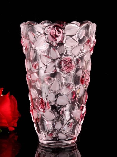 Vaso fiori vetro alto - di,