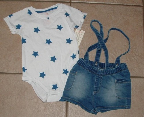Body blu stella pantaloncini - body,