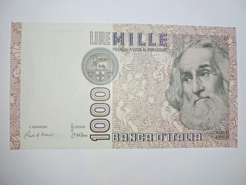 Banconota 1000 mille lire - banconota,