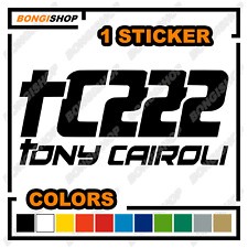 1x Adesivo Sticker Decal: TC222 Antonio Tony Cairoli Motocross Moto Bike MXGP