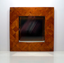 Cornice lastronata mosaico in legno radica ulivo art decò anni '30 vintage v397