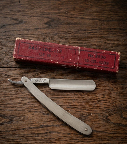 Rasoio dritto vintage dorko - rasoio,
