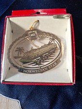 Nations Treasures Norwegian Star Cruise Line Nave Albero di Natale Decorazione 24kp