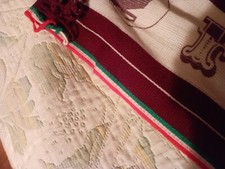 Sciarpa - FORZA TORO - 1906 Torino FC Calcio - con bordo tricolore - 130x25 cm.