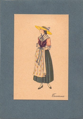 Toscana costume tradizionale - -,