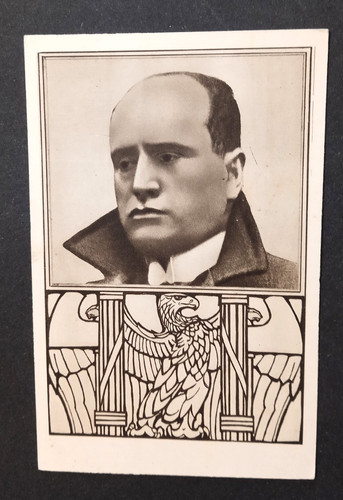 Cartolina mussolini serie - cartolina, mussolini-