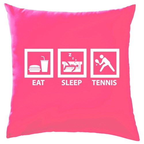 Eat sleep tennis cuscino - tennis,