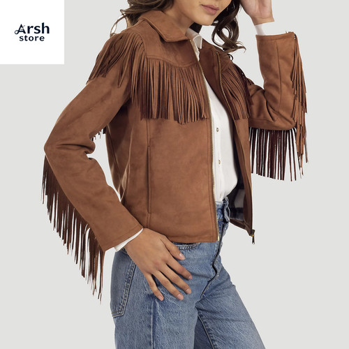 Giacca donna western vera
