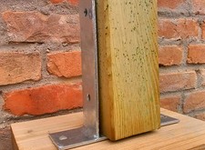 Porta pilastro zincato a caldo