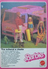 Pubblicità Advertising Werbung Italian 1983 MATTEL BARBIE ROULOTTE SCHERZI.