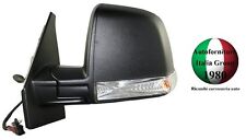 SPECCHIO SPECCHIETTO RETROVISORE SX MECCANICO C/FANAL NERO PER DOBLO 10> COMBI