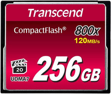 Scheda Compactflash 800 Da 256 GB, Fino a 120/60 Mb/S, Supporta La Modalità Ultr