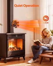 Hidalife ventilatore per stufa - ventilatore,