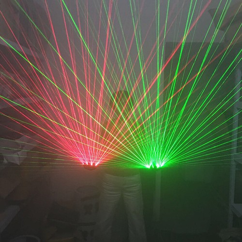 Guanti luce laser led 1 - luce,