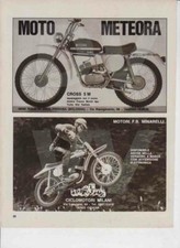 advertising Pubblicità-MOTO MILANI /METEORA CROSS 50 72- MOTOITALIANE  EPOCA