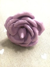 Anello in pelle rosa lilla