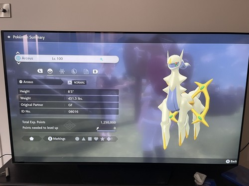 Shiny arceus pokemon leggende - pokemon,