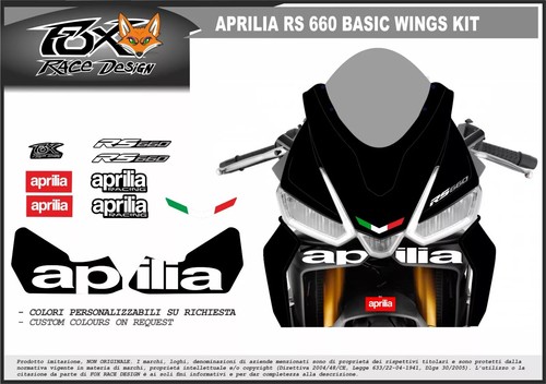 Adesivi stickers moto - kit, per