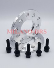 2 DISTANZIALI RUOTA 10mm ALFA ROMEO 159 - BRERA - SPIDER + BULLONI BLACK