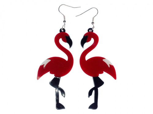 Orecchini flamingo miniblings - orecchini,