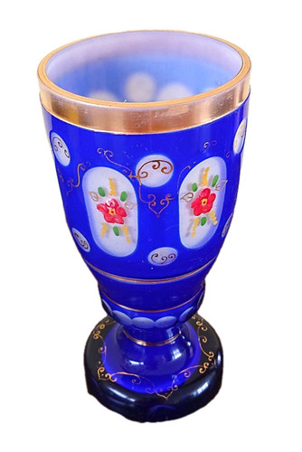 Biedermeier boemia bicchiere - biedermeier,