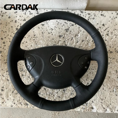 Coprivolante pelle nera