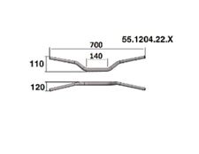 MANUBRIO  HONDA HORNET