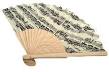 Ventaglio a Tema Musicale in