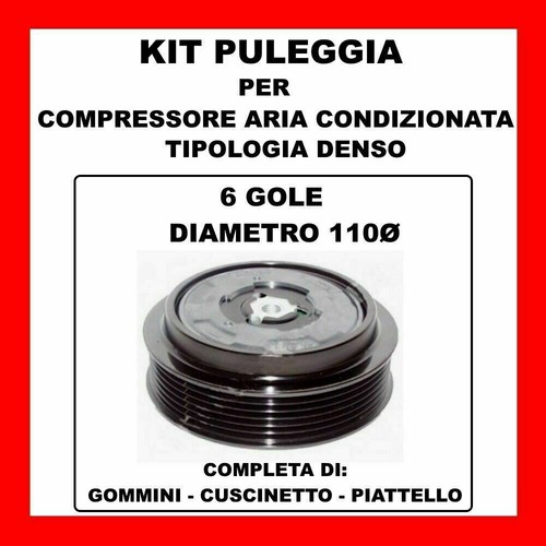Kit puleggia compressore - kit, aria