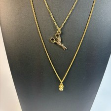 Collana con ciondolo strass