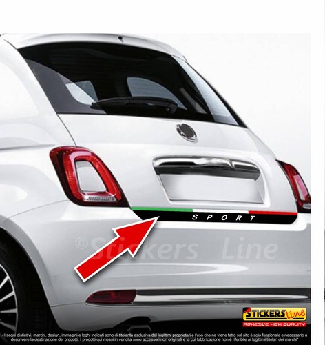 Adesivo fiat 500 - adesivo, sport